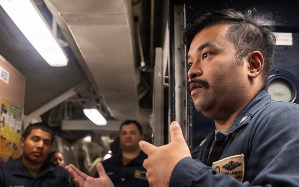 Wayne E. Meyer Conducts Medical Training