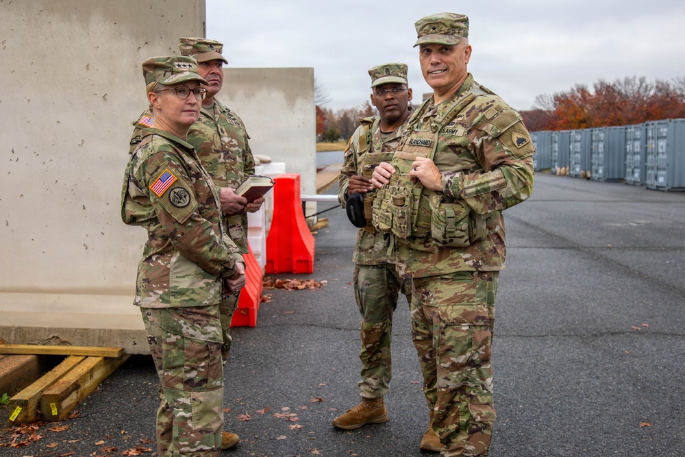 The U.S. Army Deputy Chief of Staff (G4) visits the LSA