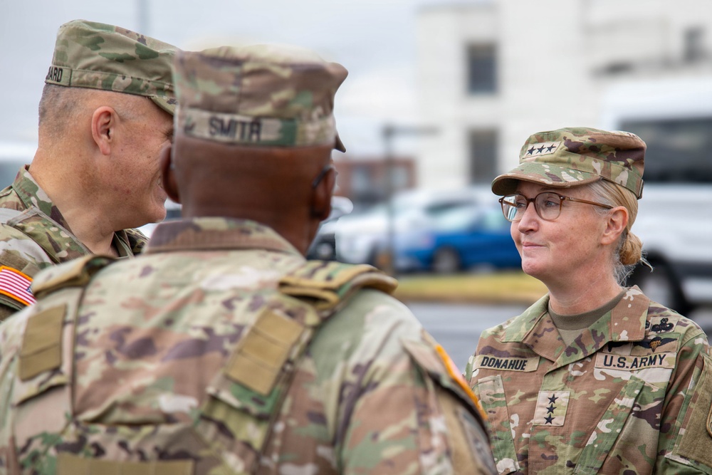 The U.S. Army Deputy Chief of Staff (G4) visits the LSA