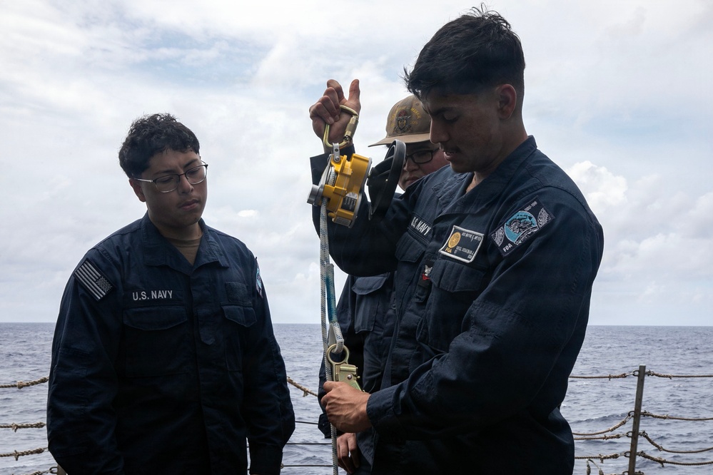 Wayne E. Meyer Conducts Medical Training
