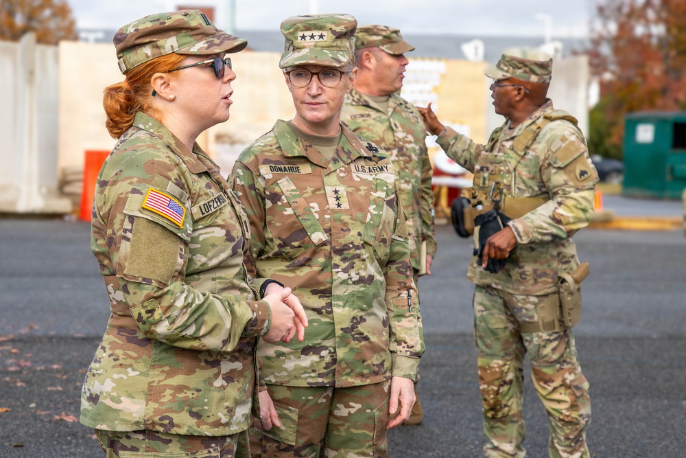 The U.S. Army Deputy Chief of Staff (G4) visits the LSA