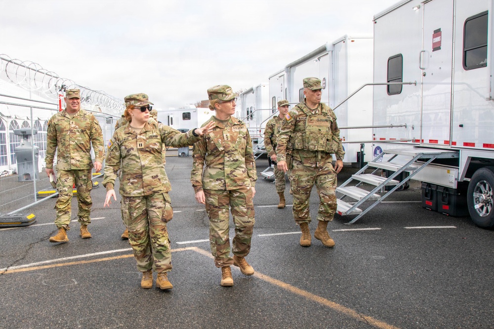 The U.S. Army Deputy Chief of Staff (G4) visits the LSA