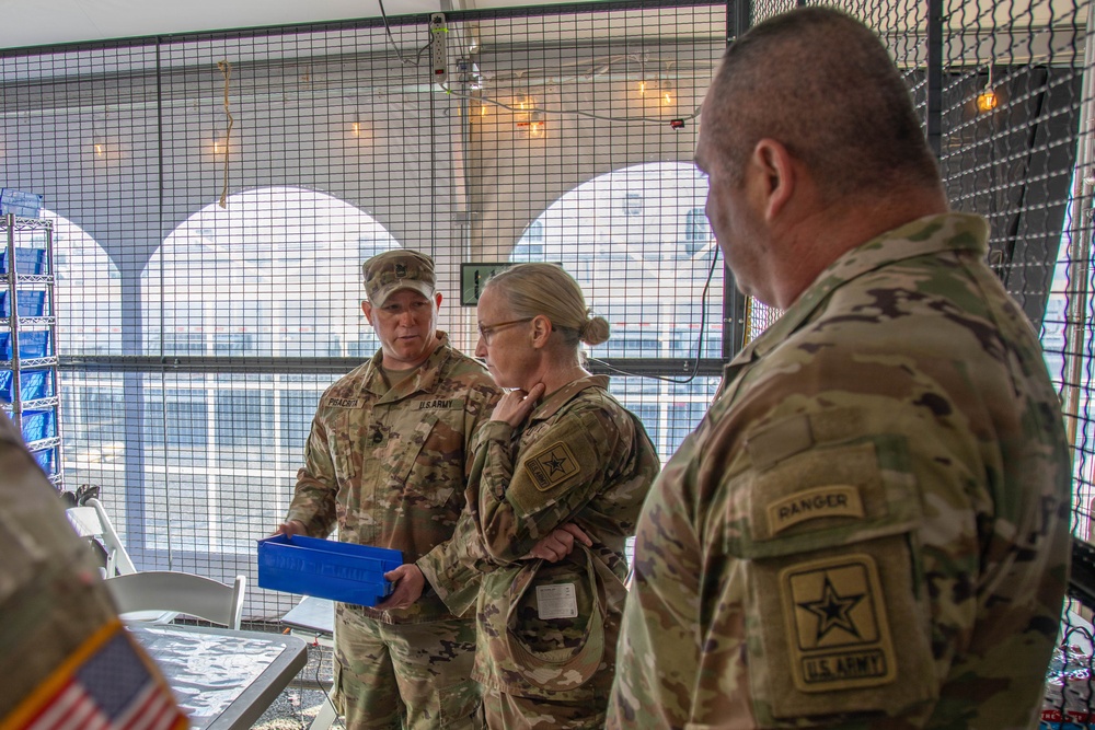 The U.S. Army Deputy Chief of Staff (G4) visits the LSA
