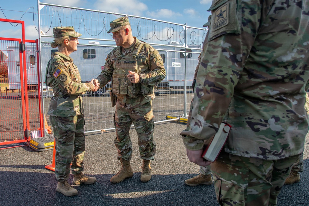 The U.S. Army Deputy Chief of Staff (G4) visits the LSA