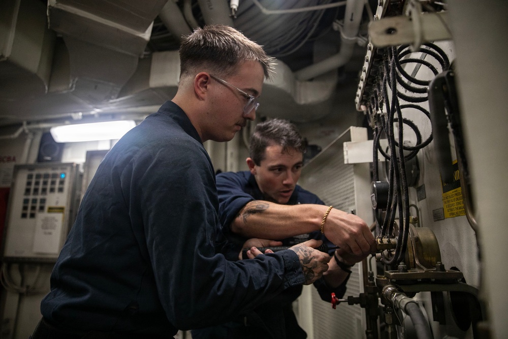 Wayne E. Meyer Conducts Routine Operations