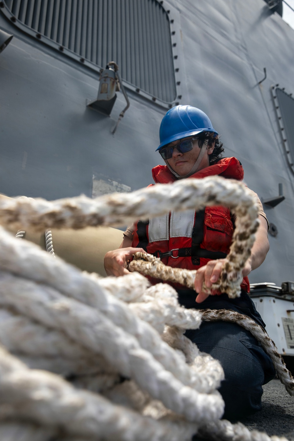 Wayne E. Meyer Conducts Replenishment-at-Sea