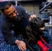 Expeditionary Facility Dog Visits Wayne E. Meyer Sailors