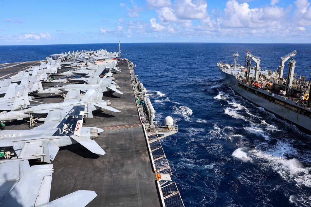 USS Gerald R. Ford (CVN 78) Replenishment-at-Sea
