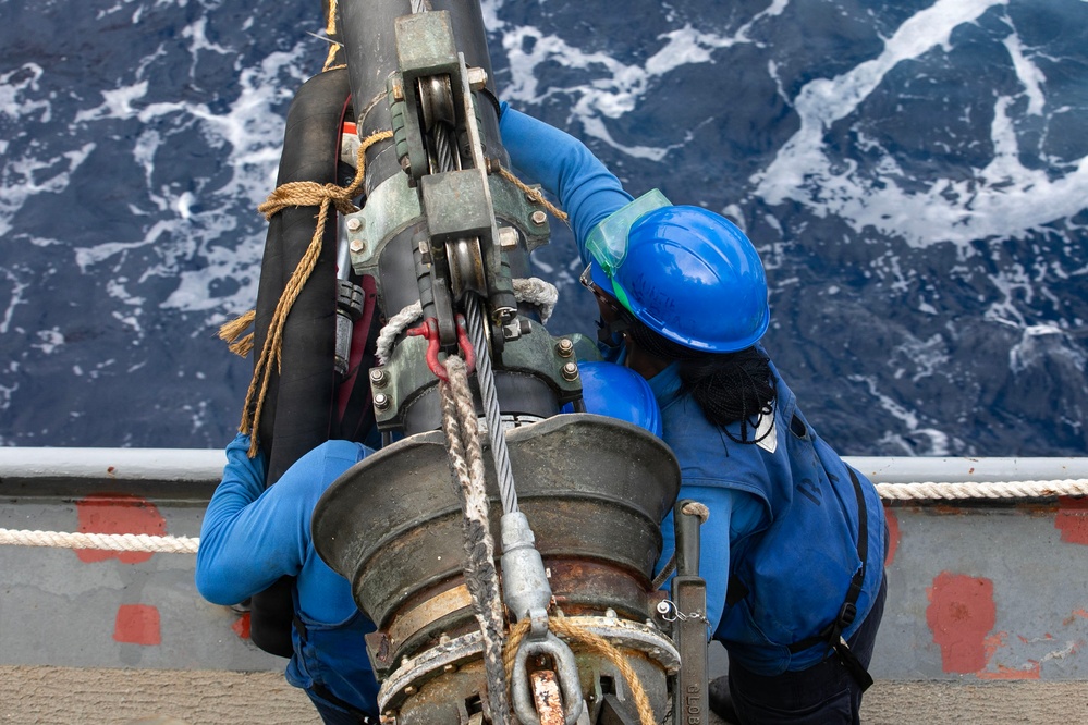 Wayne E. Meyer Conducts Replenishment-at-Sea