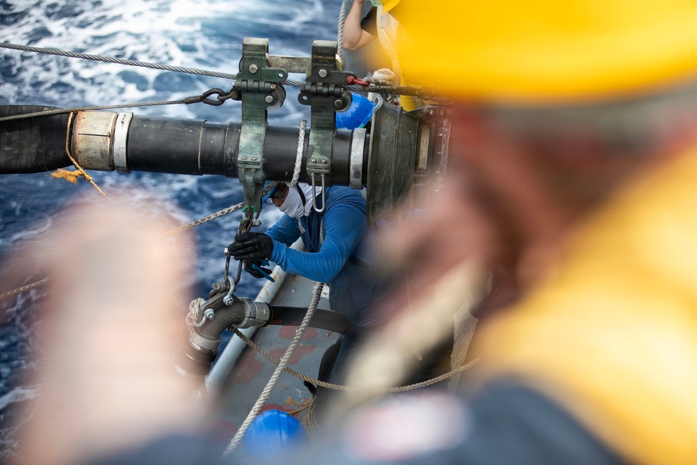 Wayne E. Meyer Conducts Replenishment-at-Sea