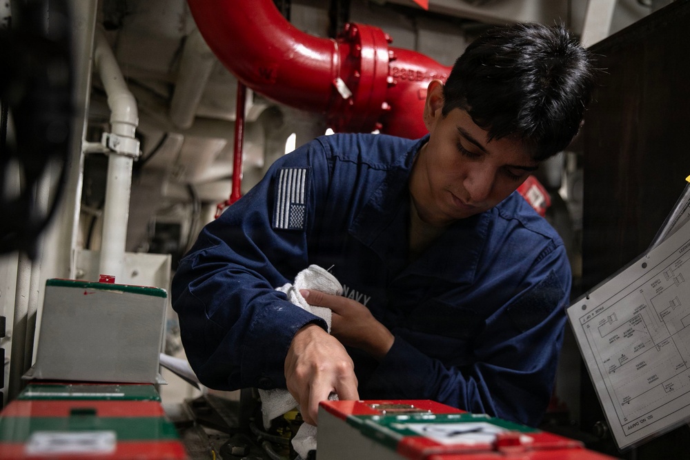 Wayne E. Meyer Conducts Routine Operations