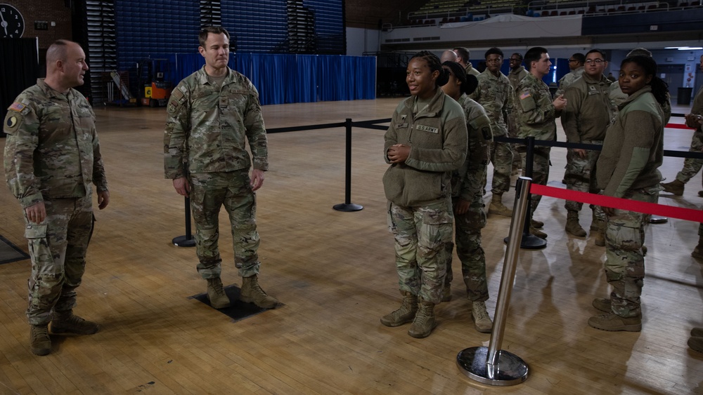 Giving Thanks: D.C. National Guard Leaders and Families Serve Holiday Meal