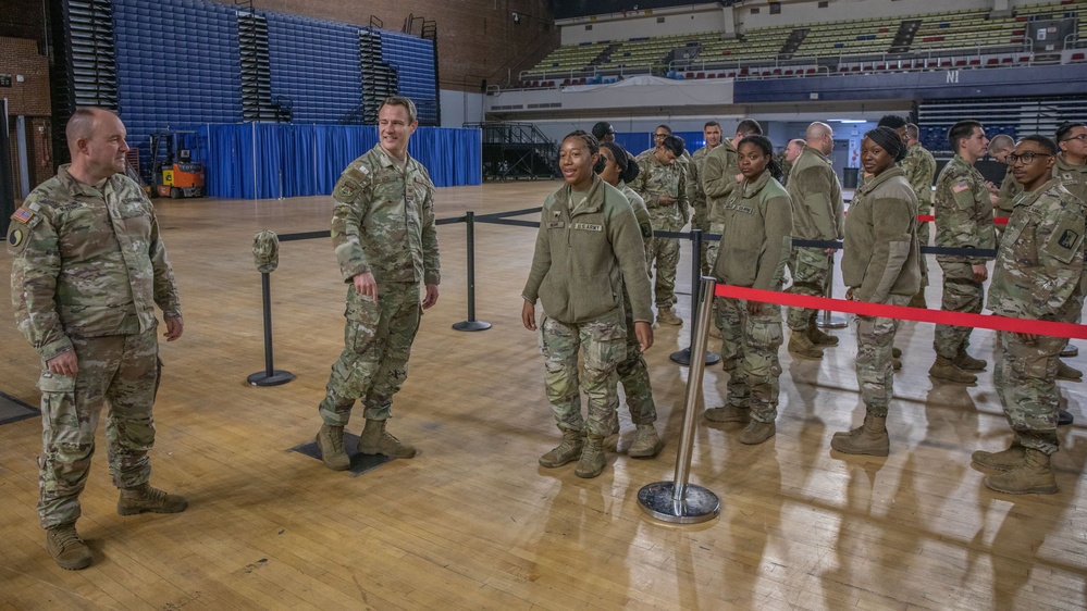 Giving Thanks: D.C. National Guard Leaders and Families Serve Holiday Meal