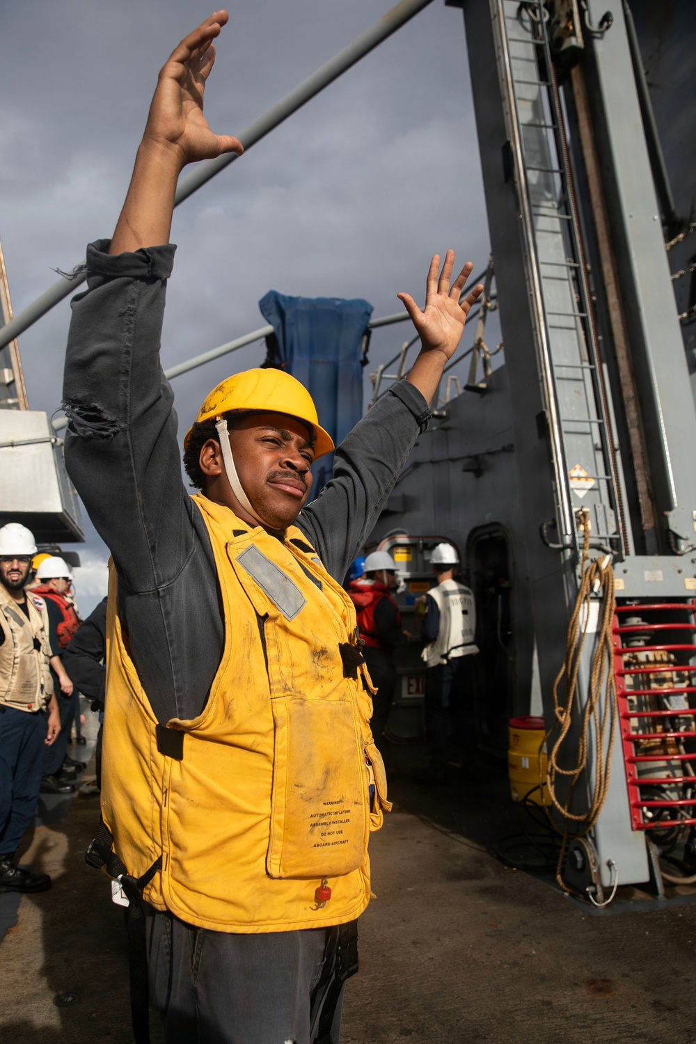 Wayne E. Meyer Conducts Replenishment-at-Sea