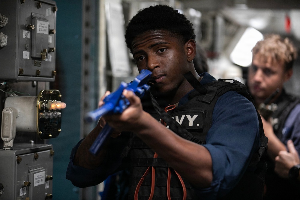 Wayne E. Meyer Conducts Security Drills