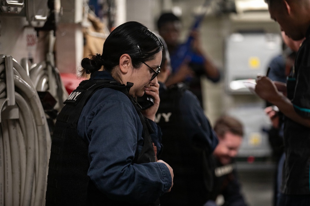 Wayne E. Meyer Conducts Security Drills