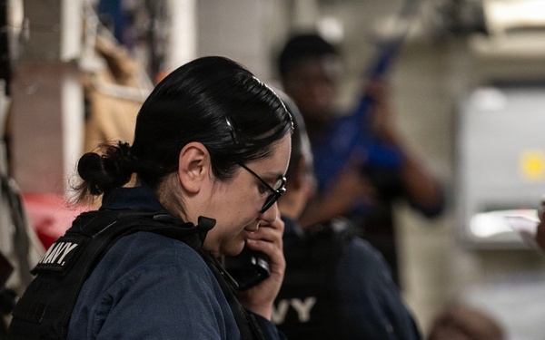 Wayne E. Meyer Conducts Security Drills