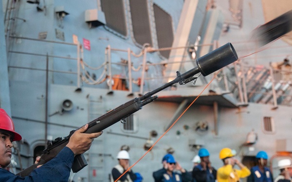 Wayne E. Meyer Conducts Replenishment-at-Sea