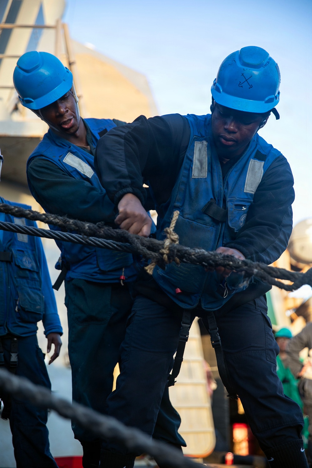 Wayne E. Meyer Conducts Replenishment-at-Sea