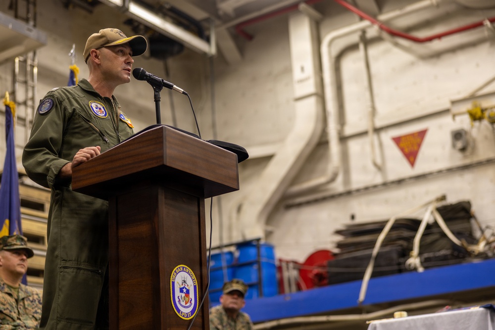 22nd MEU(SOC) | Marines Celebrate Marine Corps 250th Birthday Aboard USS San Antonio