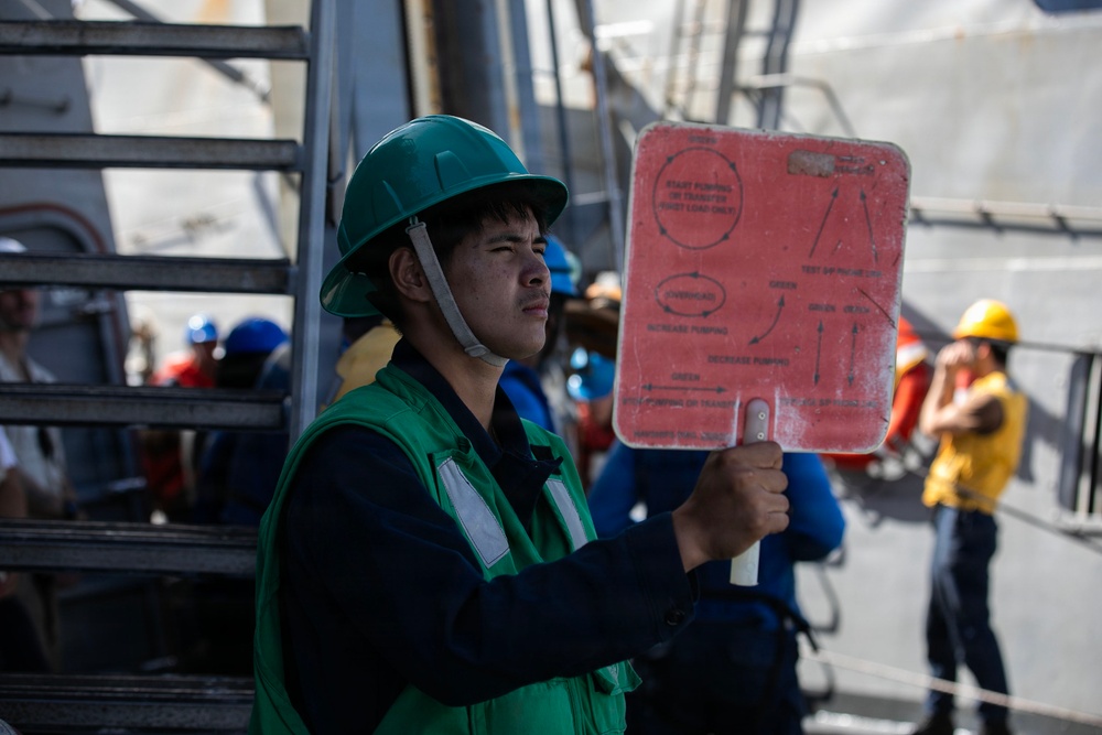 Wayne E. Meyer Conducts Replenishment-at-Sea