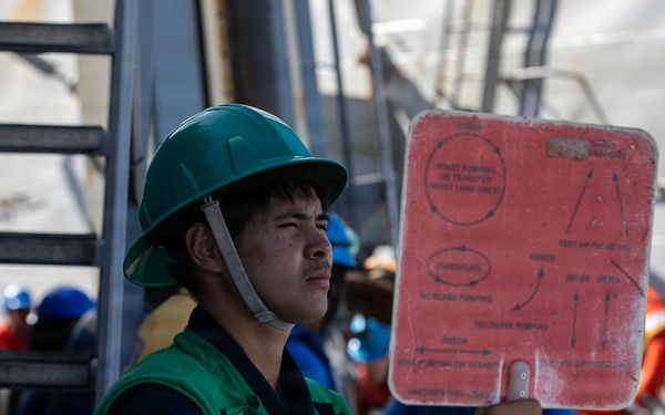 Wayne E. Meyer Conducts Replenishment-at-Sea