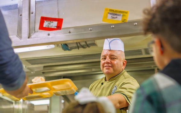 PCU JFK host fist Thanksgiving aboard as families join the crew for inaugural holiday meal