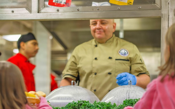 PCU JFK host fist Thanksgiving aboard as families join the crew for inaugural holiday meal