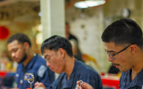 JFK host first Thanksgiving aboard as families join crew for inaugural holiday meal