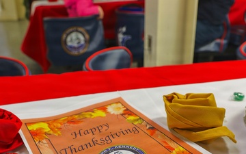 JFK host first Thanksgiving aboard as families join crew for inaugural holiday meal