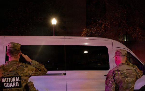 A Fallen Soldier Is Honored In Washington DC
