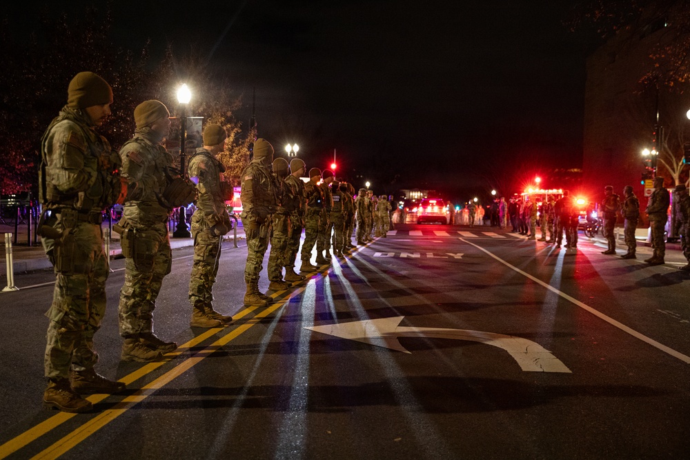 A Fallen Soldier Is Honored In Washington DC