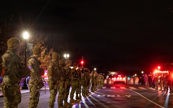 A Fallen Soldier Is Honored In Washington DC