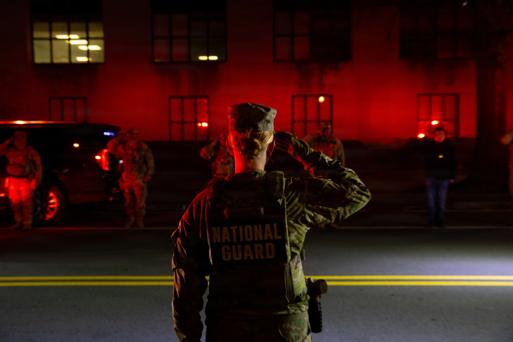 A Fallen Soldier Is Honored In Washington DC