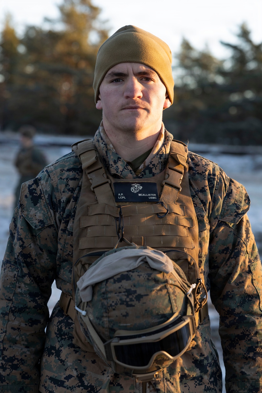 U.S. Marines, Sailors set up a forward arming and refueling point supporting Finnish Defense Forces