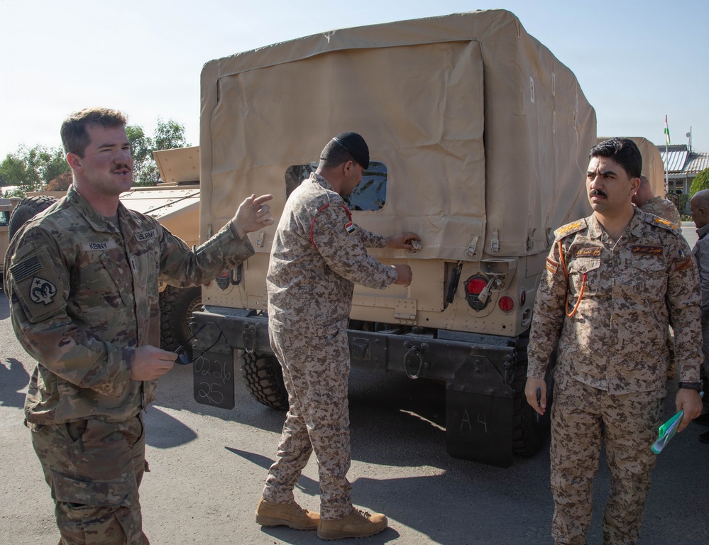 CTEF and Coalition Forces divests Humvee Fleet to Iraqi Security Forces