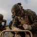 U.S. Marines, Sailors set up a forward arming and refueling point supporting Finnish Defense Forces