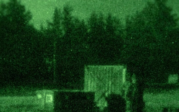 U.S. Marines, Sailors set up a forward arming and refueling point supporting Finnish Defense Forces