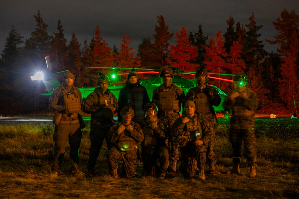 U.S. Marines, Sailors establish Forward Arming, Refueling Point supporting Finnish Defense Forces
