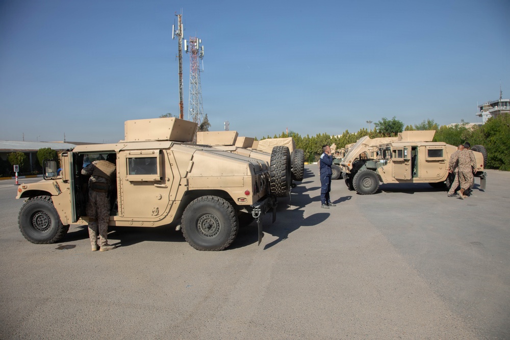 CTEF and Coalition Forces divests Humvee Fleet to Iraqi Security Forces