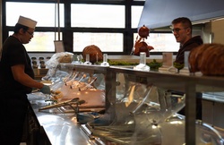 Thanksgiving dinner at NWS Yorktown's Scudder Hall Galley [Image 3 of 3]