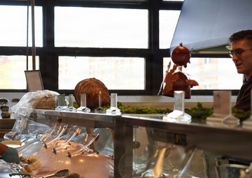 Thanksgiving dinner at NWS Yorktown's Scudder Hall Galley