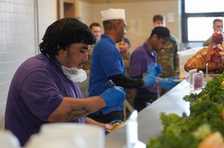 Thanksgiving special meal at NWS Yorktown's Scudder Hall Galley [Image 3 of 4]