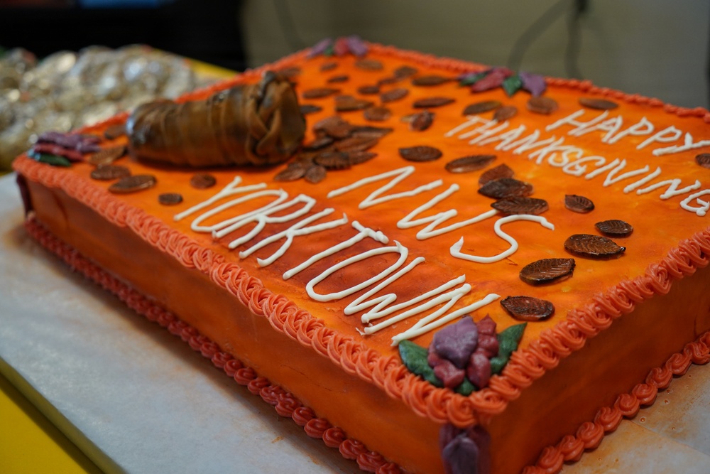 Thanksgiving special meal at NWS Yorktown's Scudder Hall Galley