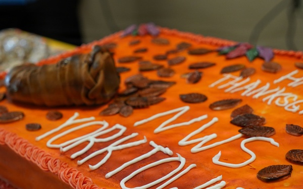 Thanksgiving special meal at NWS Yorktown's Scudder Hall Galley