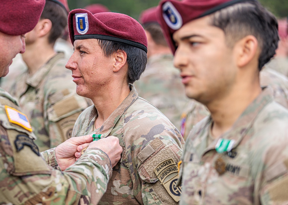 2BCT 82nd Abn. Div. E3B Ruck and Ceremony