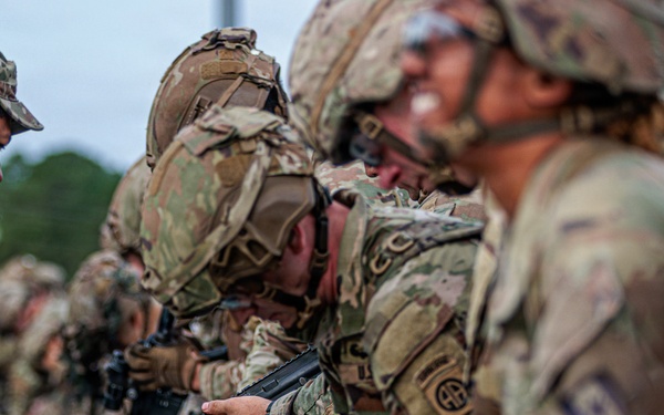 2BCT 82nd Abn. Div. E3B Ruck and Ceremony
