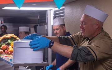 Ronald Reagan Sailors Celebrate Thanksgiving
