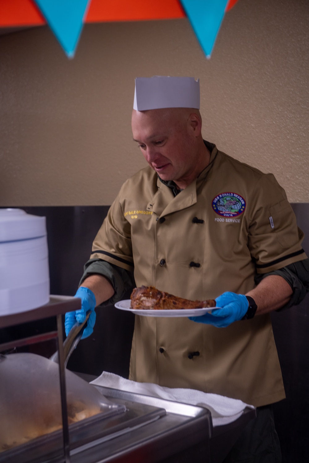 Ronald Reagan Sailors Celebrate Thanksgiving