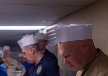 Ronald Reagan Sailors Celebrate Thanksgiving